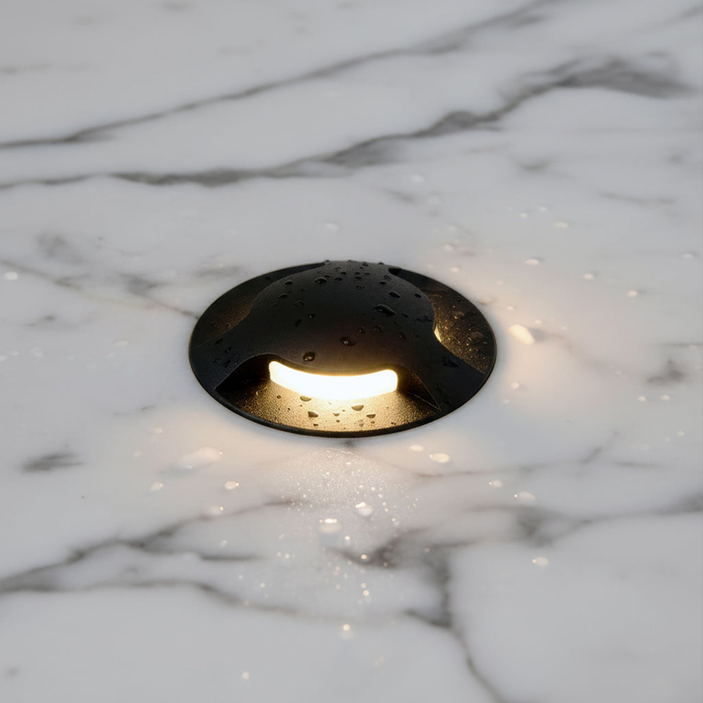 KICK III inbouw wandlamp zwart, afbeelding 3