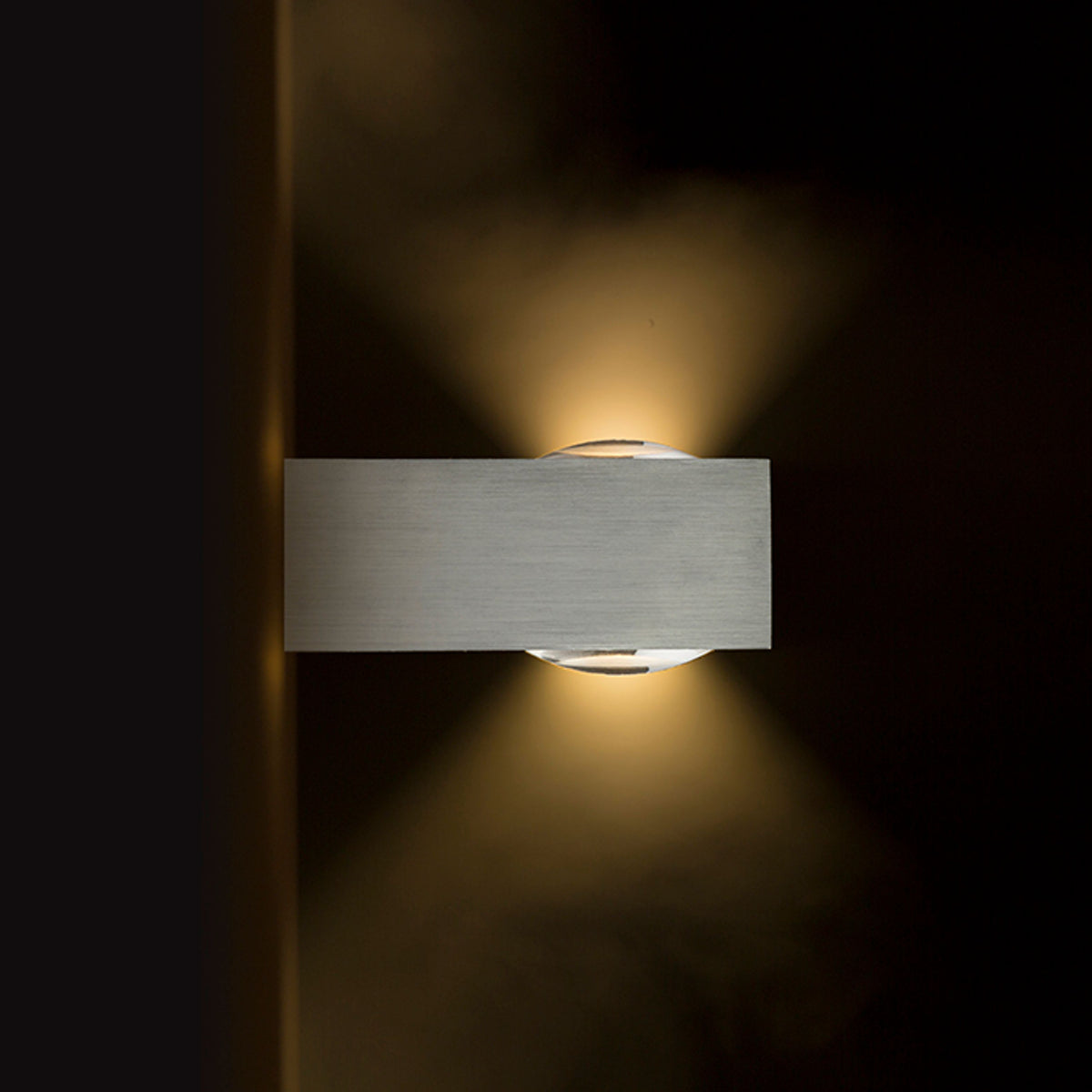 KORSO II buitenwandlamp geborsteld aluminium, afbeelding 4