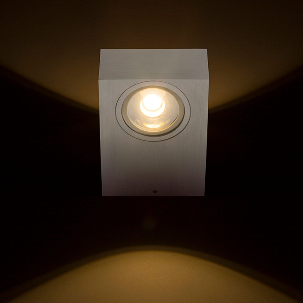 KORSO II buitenwandlamp geborsteld aluminium, afbeelding 6