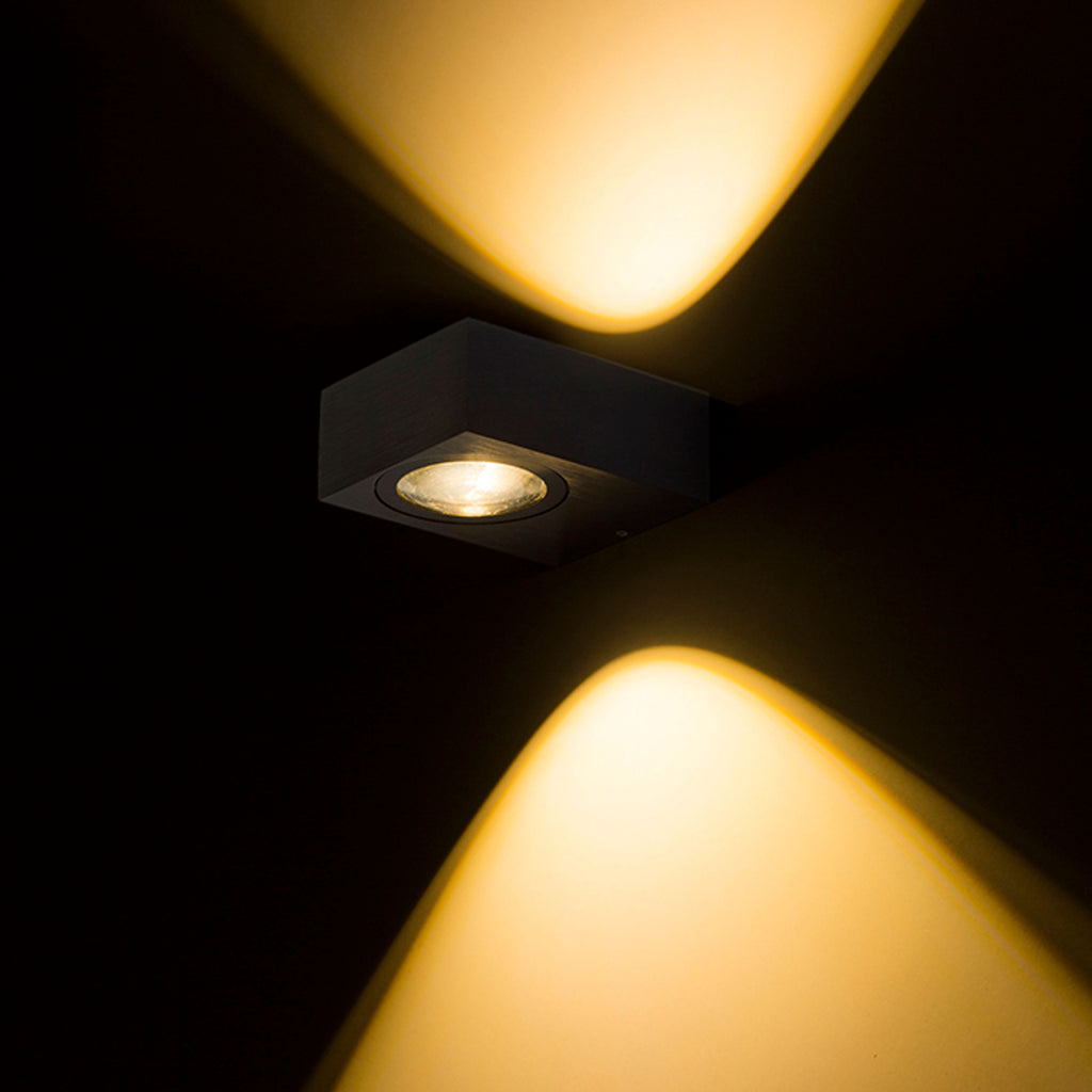 KORSO II buitenwandlamp zwart, afbeelding 2