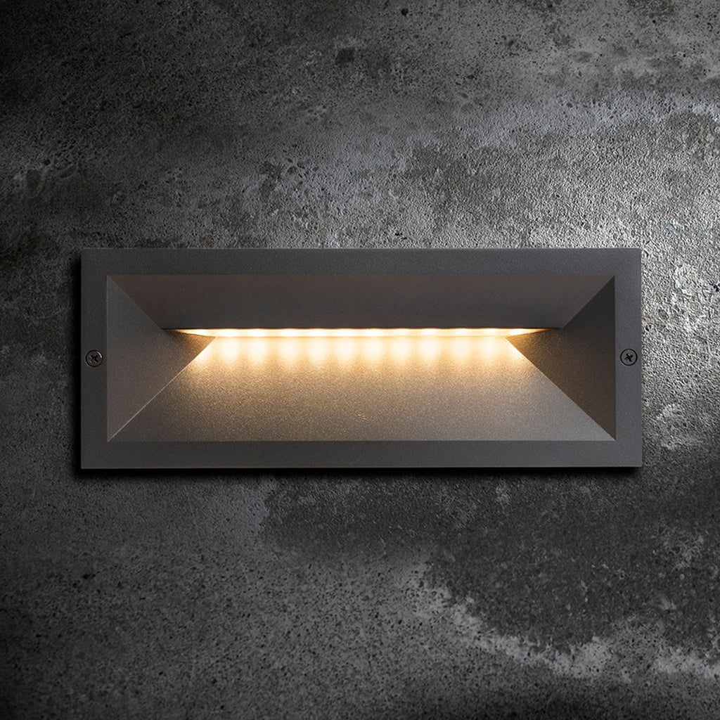 RAGG inbouw buitenwandlamp zwart, afbeelding 3