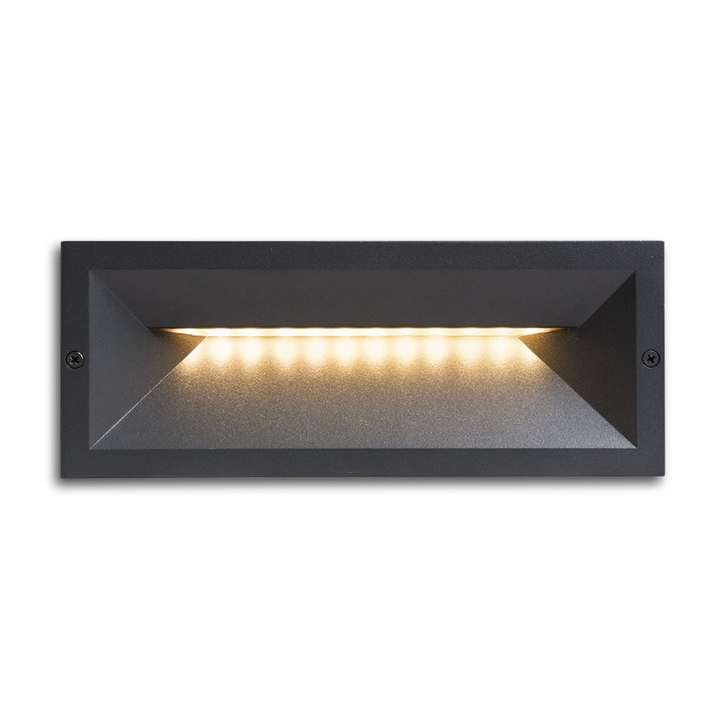 RAGG inbouw buitenwandlamp zwart, afbeelding 4
