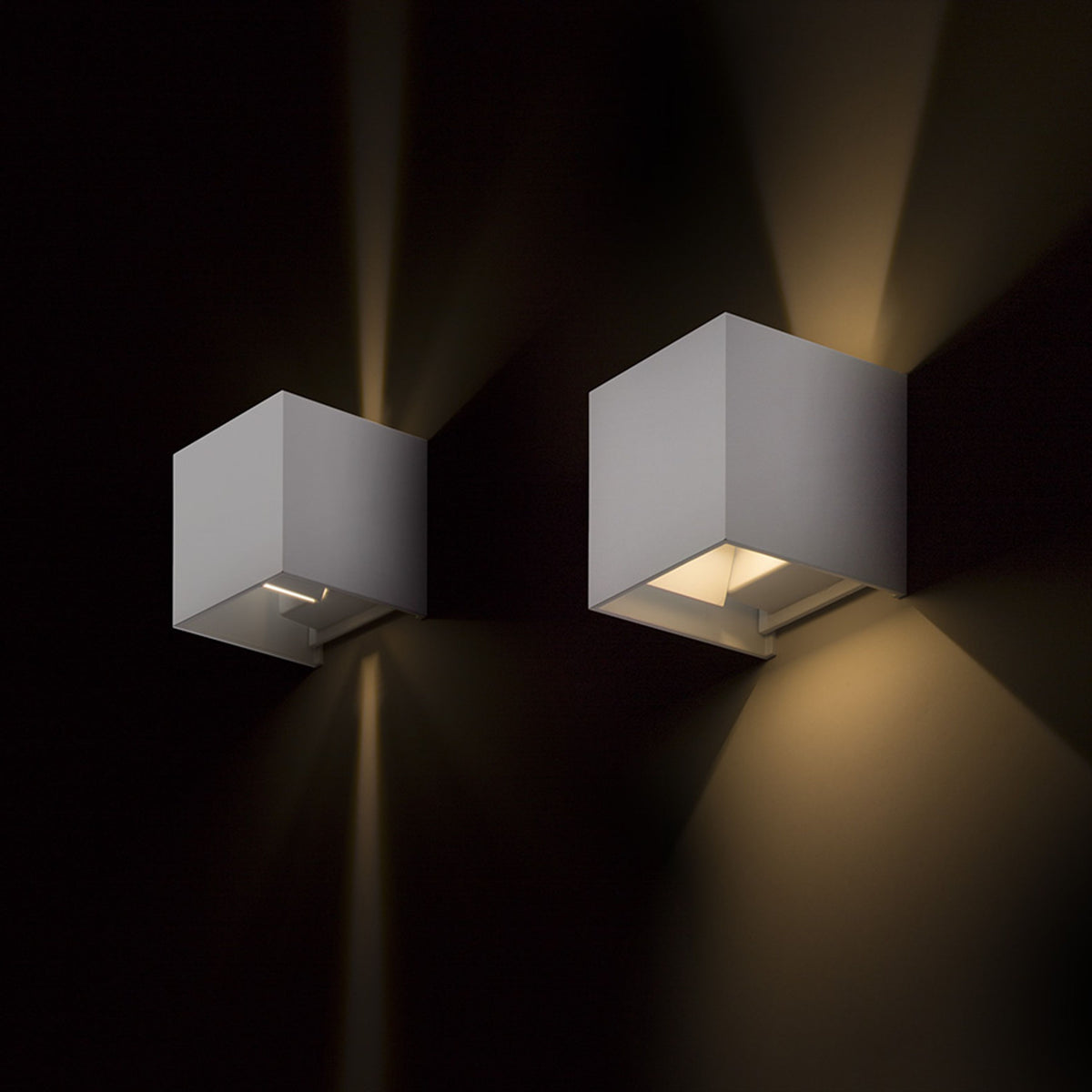 TITO SQ DIMM buitenwandlamp wit, afbeelding 3
