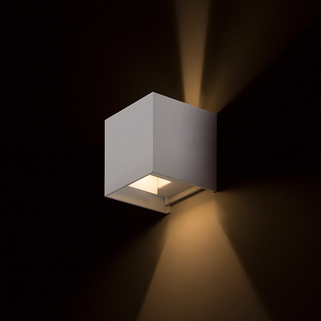 TITO SQ DIMM buitenwandlamp wit, afbeelding 5