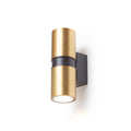 MANO buitenwandlamp messing/zwart