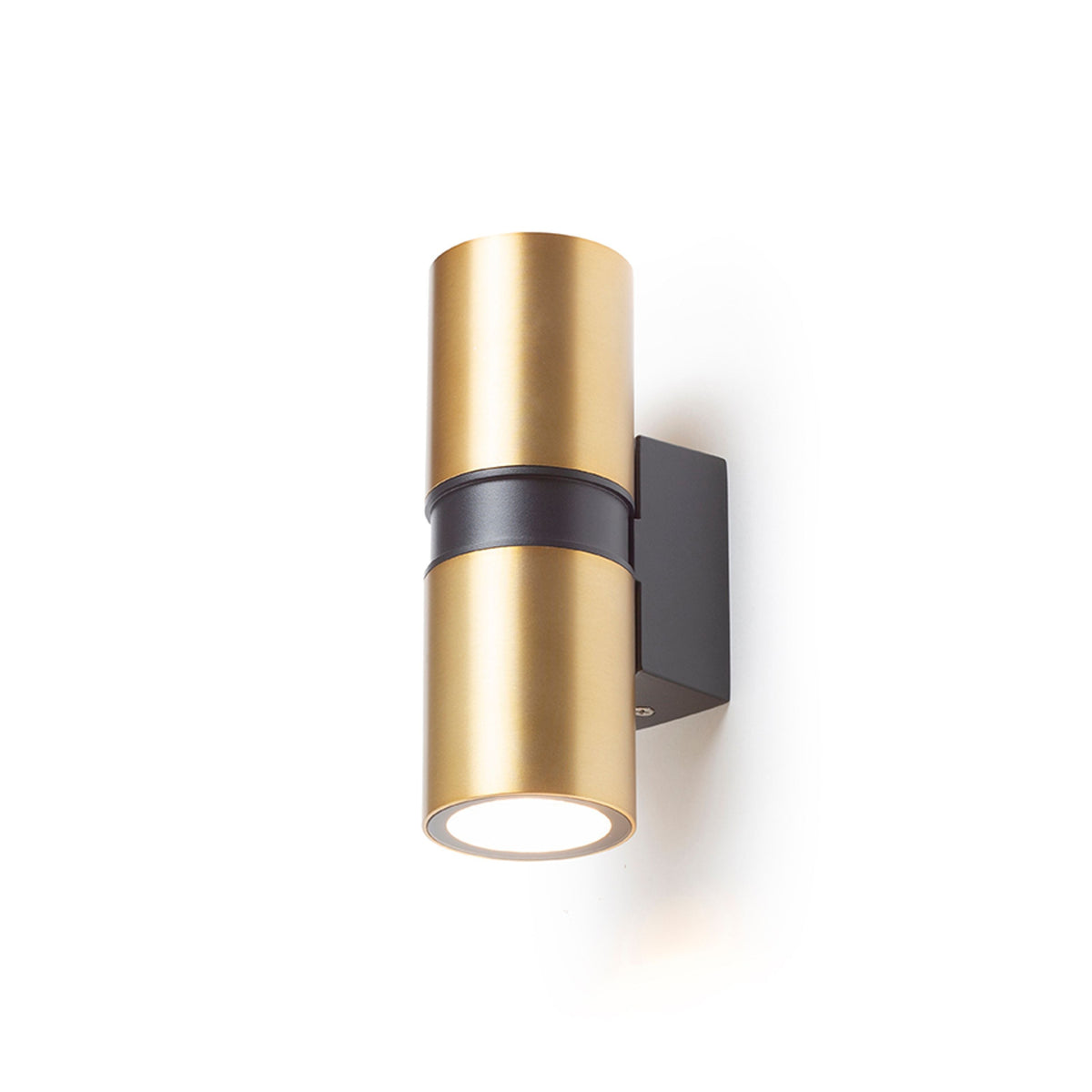MANO buitenwandlamp messing/zwart