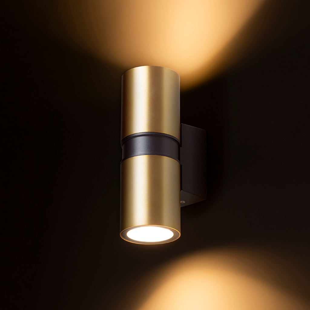 MANO buitenwandlamp messing/zwart, afbeelding 2
