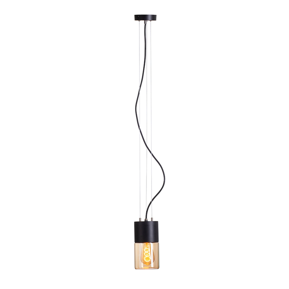QUINN buitenhanglamp zwart