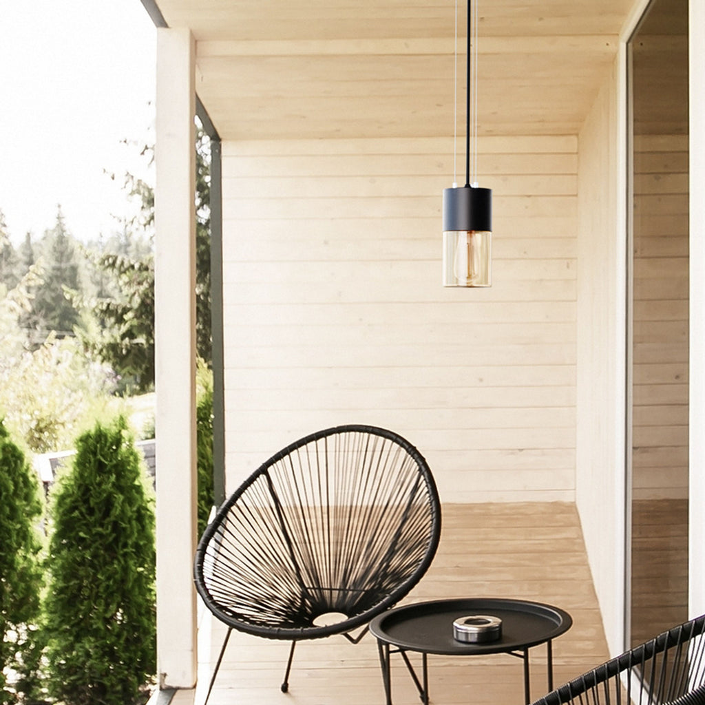 QUINN buitenhanglamp zwart, afbeelding 3