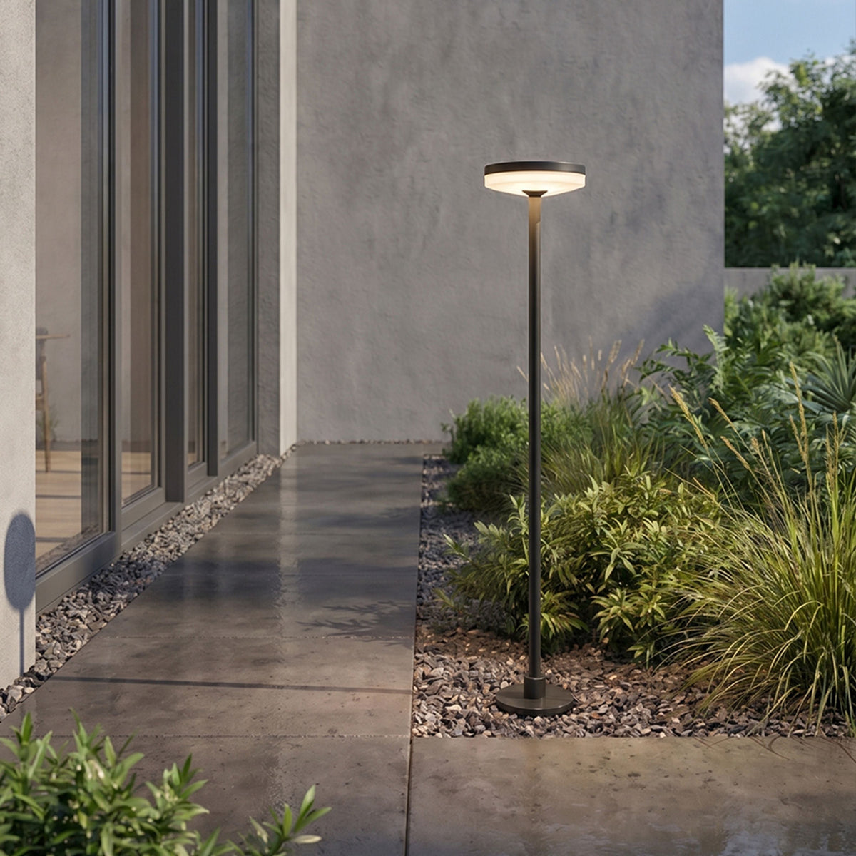 SEMPLICE 80 tuinpaal zwart, afbeelding 3
