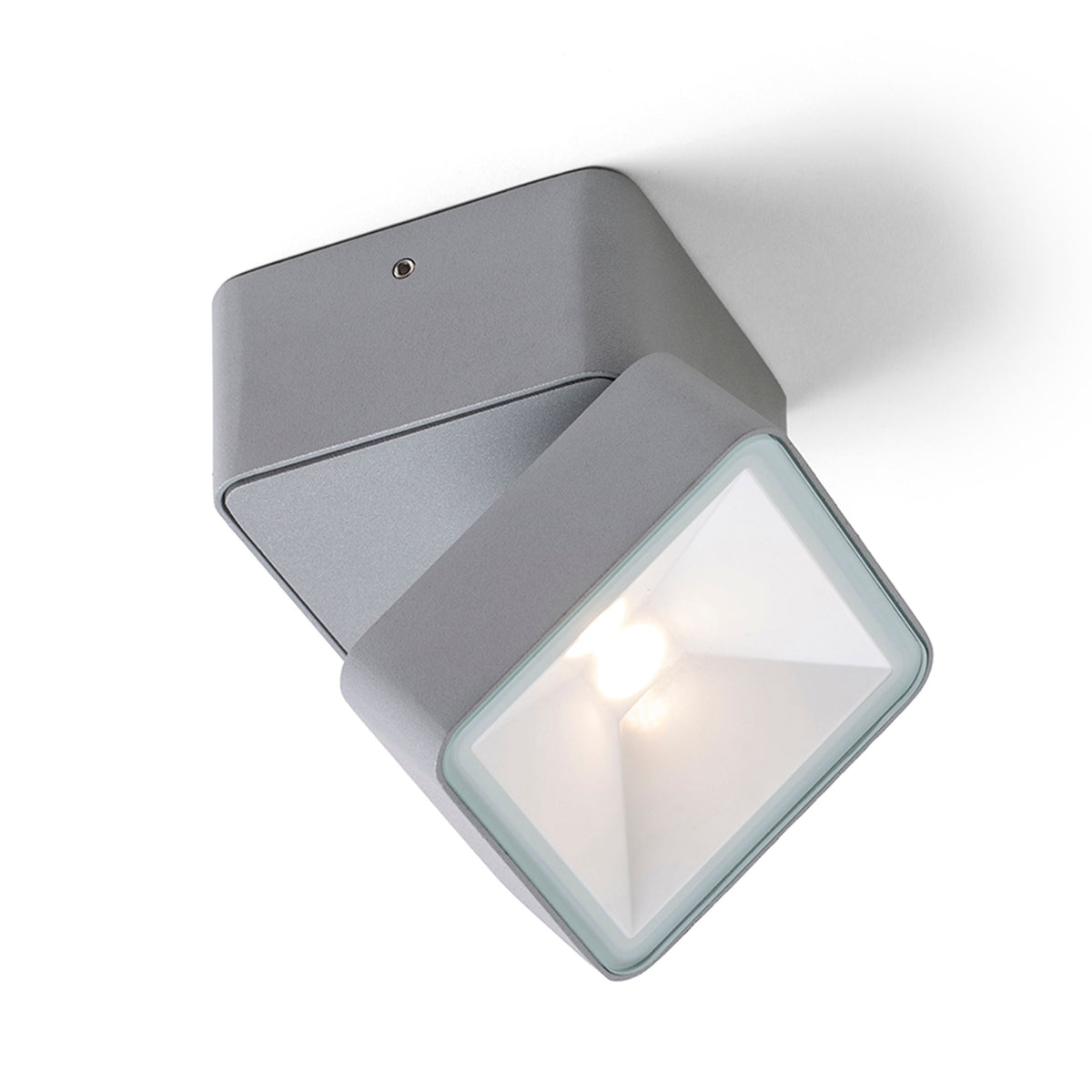 FLAVIO SQ buitenplafondlamp lichtgrijs