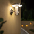 SARDAVO solar buitenwandlamp zilver