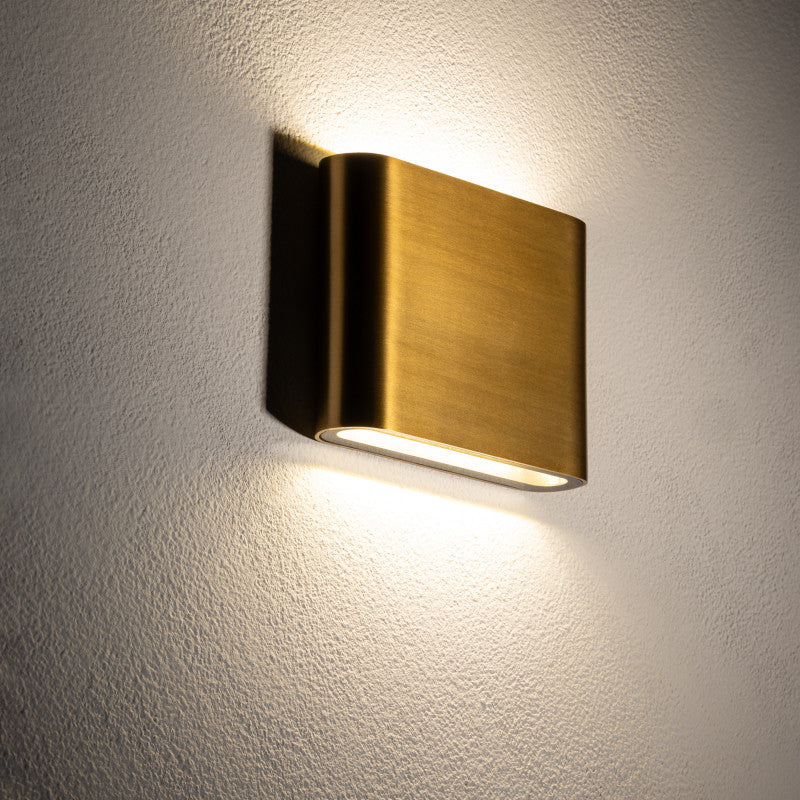 SEMI LED buitenwandlamp messing S, afbeelding 2