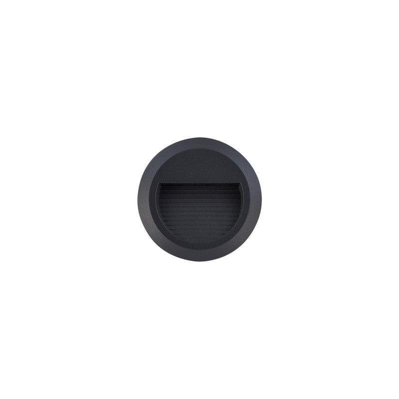 SIDEWALK ROUND LED buitenwandlamp zwart, afbeelding 2