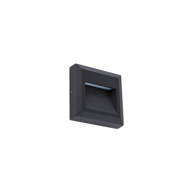 SIDEWALK SQUARE LED buitenwandlamp zwart, afbeelding 2