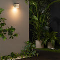 SKARANO solar buitenwandlamp grijs
