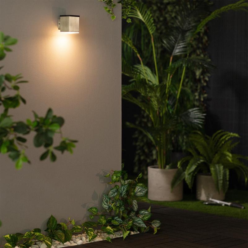 SKARANO solar buitenwandlamp grijs