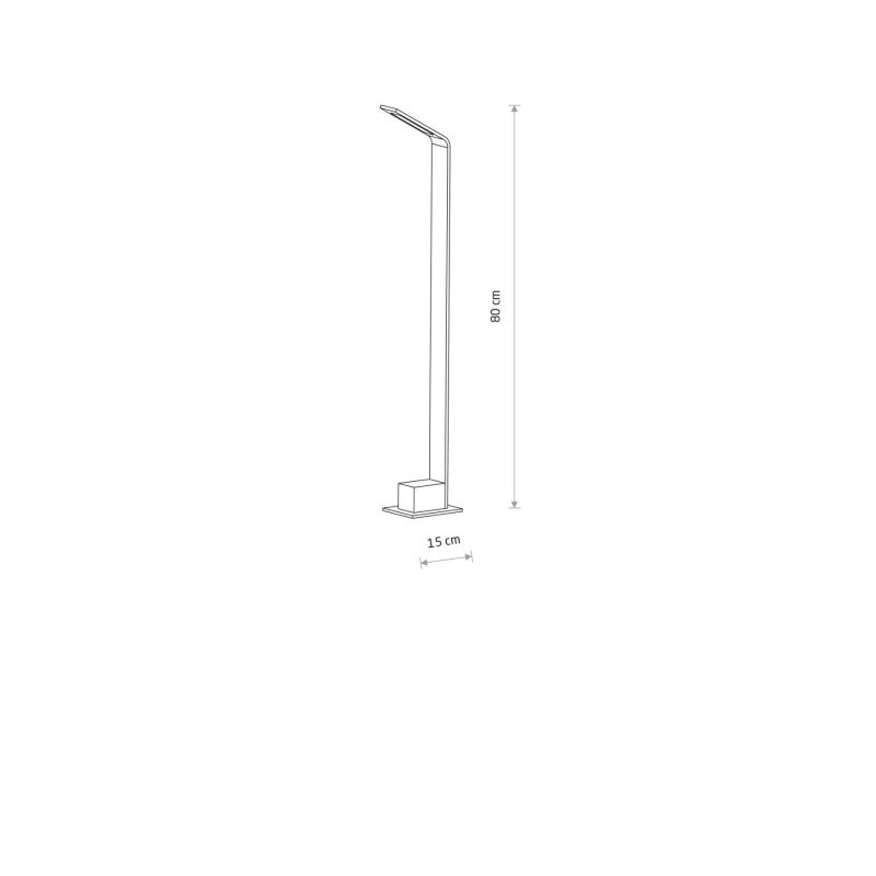 SLIM LED tuinlamp zwart, afbeelding 8