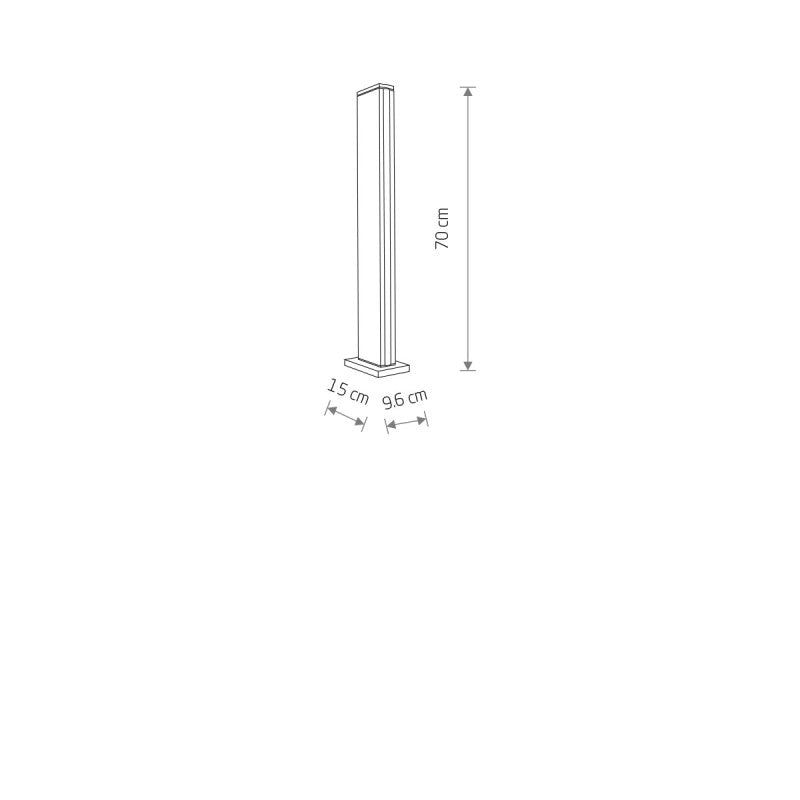 SLIT LED staande tuinlamp zwart, afbeelding 6