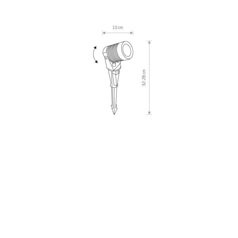 SPIKE LED tuinspot zwart, afbeelding 2