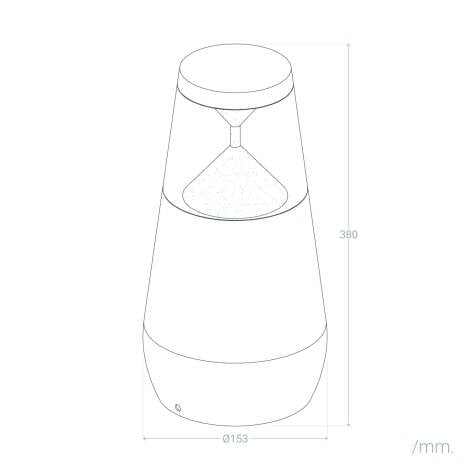 GARNAVO lage tuinpaal maattekening