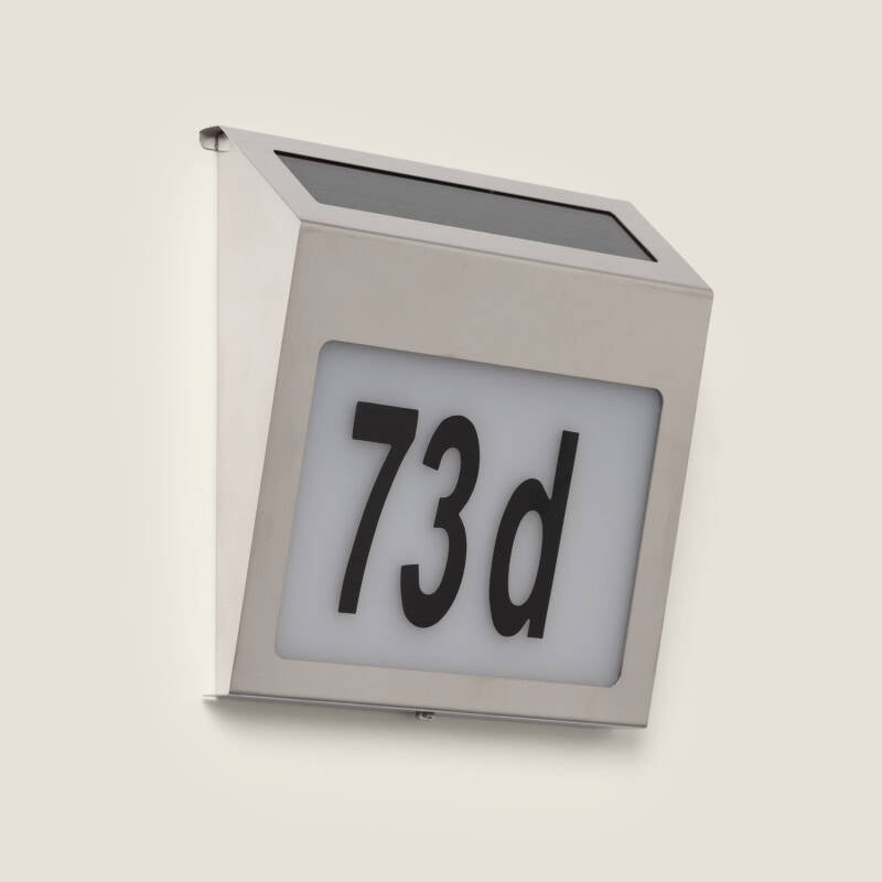 STELIVO solar buitenwandlamp zilver