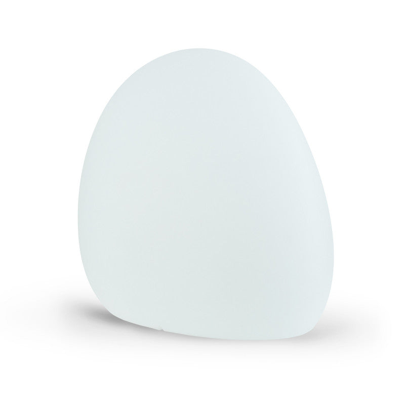 STONE lichtgevende tuinsteen wit L