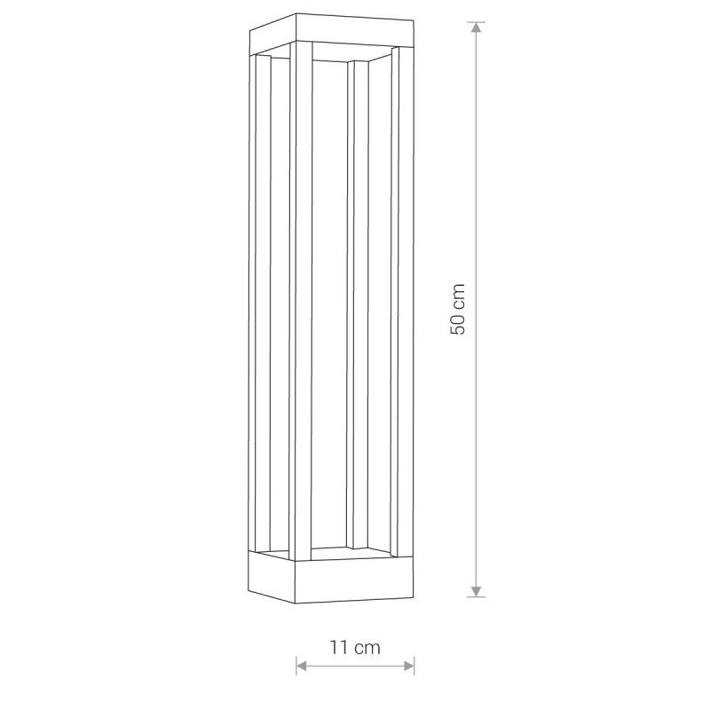 STRUCTURE LED sokkellamp zwart, afbeelding 3