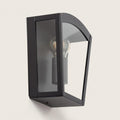 TAMBANO buitenwandlamp zwart