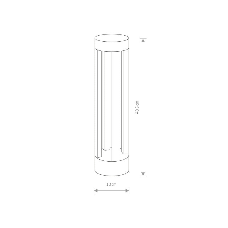 TEPIC LED sokkellamp zwart, afbeelding 3