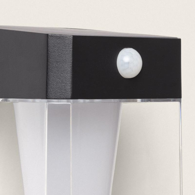 TREVIVO solar buitenwandlamp zwart, afbeelding 2