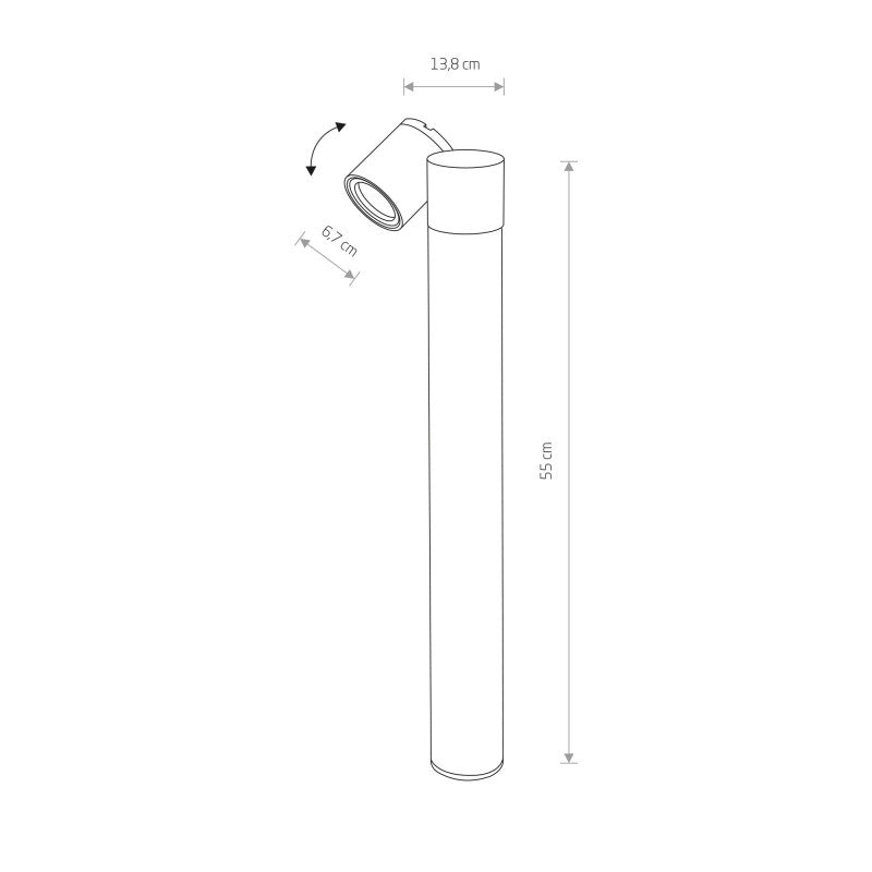 TUBINGS sokkellamp zwart, afbeelding 3