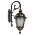 TYBR buitenwandlamp zwart met goudpatina