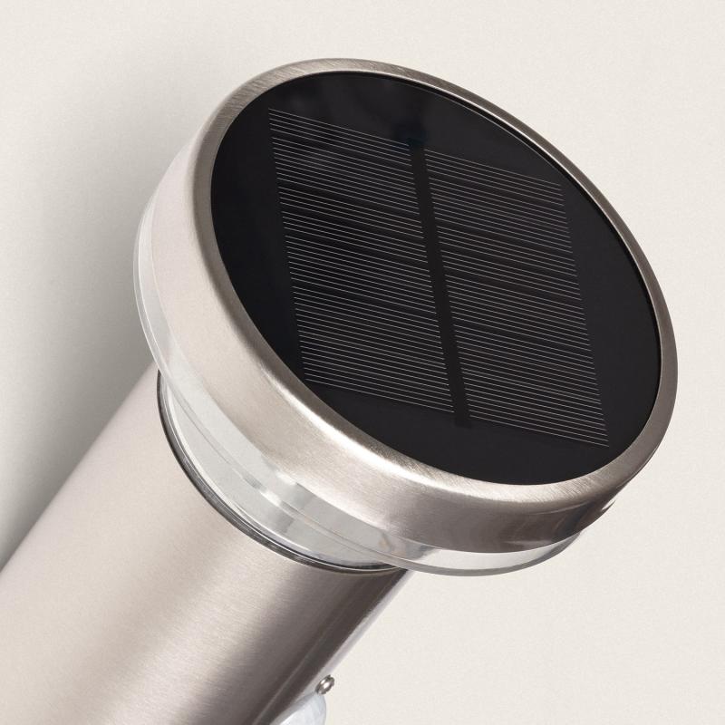 ULMIVO solar buitenwandlamp zilver