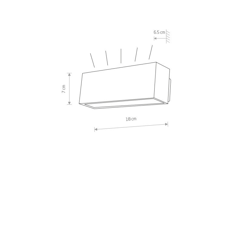 UNIT LED buitenwandlamp zwart, afbeelding 2