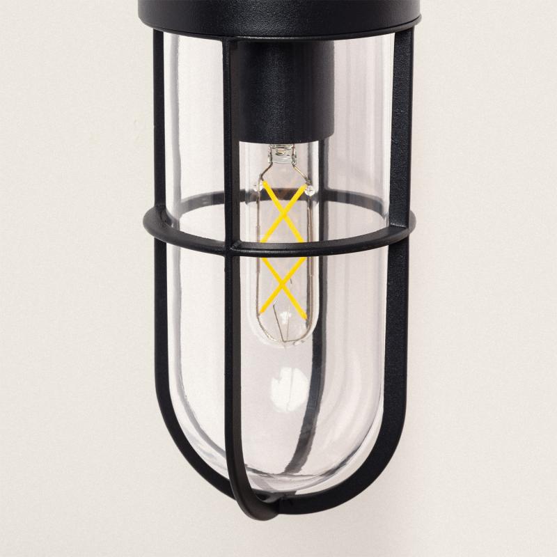 VOLTANO buitenwandlamp zwart