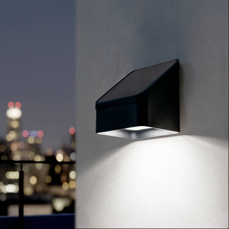 WALDIVO solar buitenwandlamp zwart, afbeelding 6