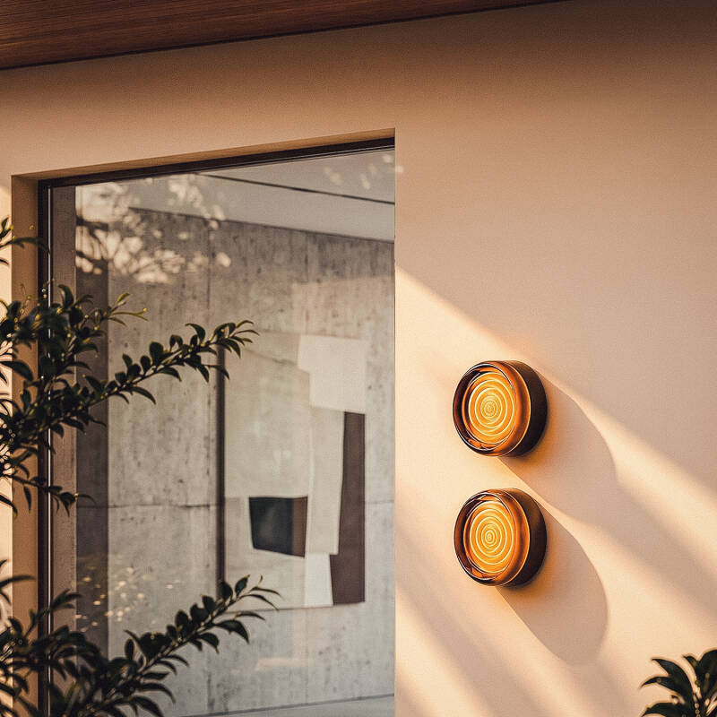 YARDARO buitenwandlamp amber