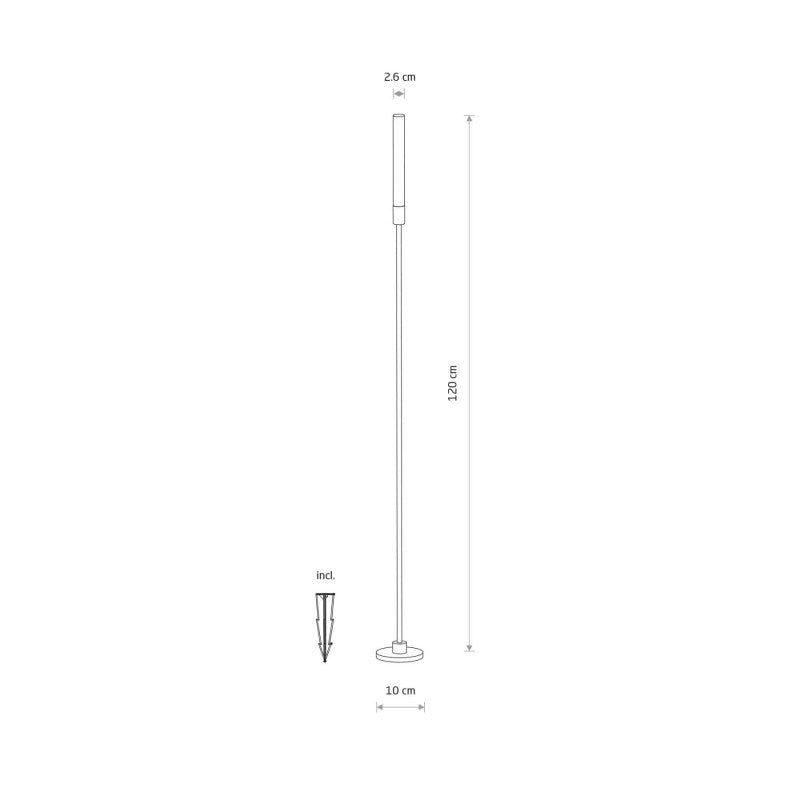 ZOLA LED tuinlamp 120 cm, afbeelding 4