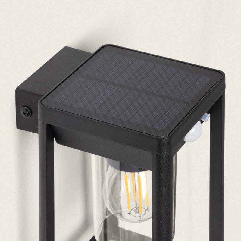 ZUNDANO solar buitenwandlamp zwart, afbeelding 2