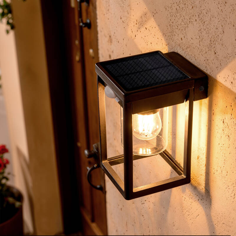 ZUNDANO solar buitenwandlamp zwart, afbeelding 6